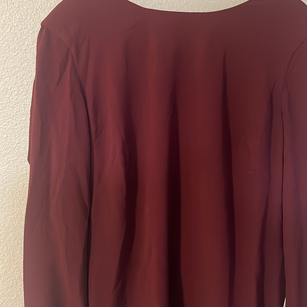 Dress the Population Burgundy Long Sleeve Dress - NWT - Picture 3 of 8